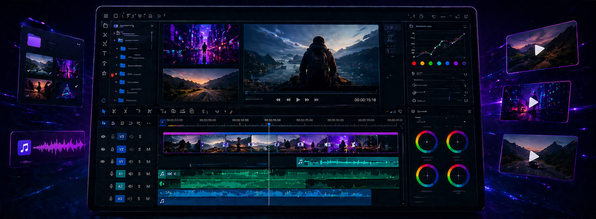 End-to-End Video Editing illustration